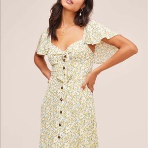 ASTR The Label Lemon Print Dress